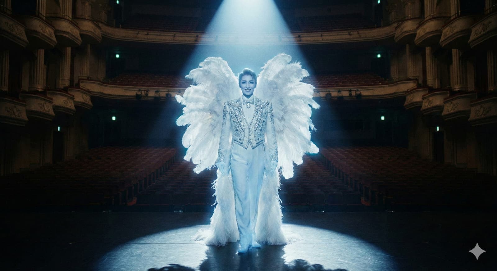 宝塚大階段のトップスター花子