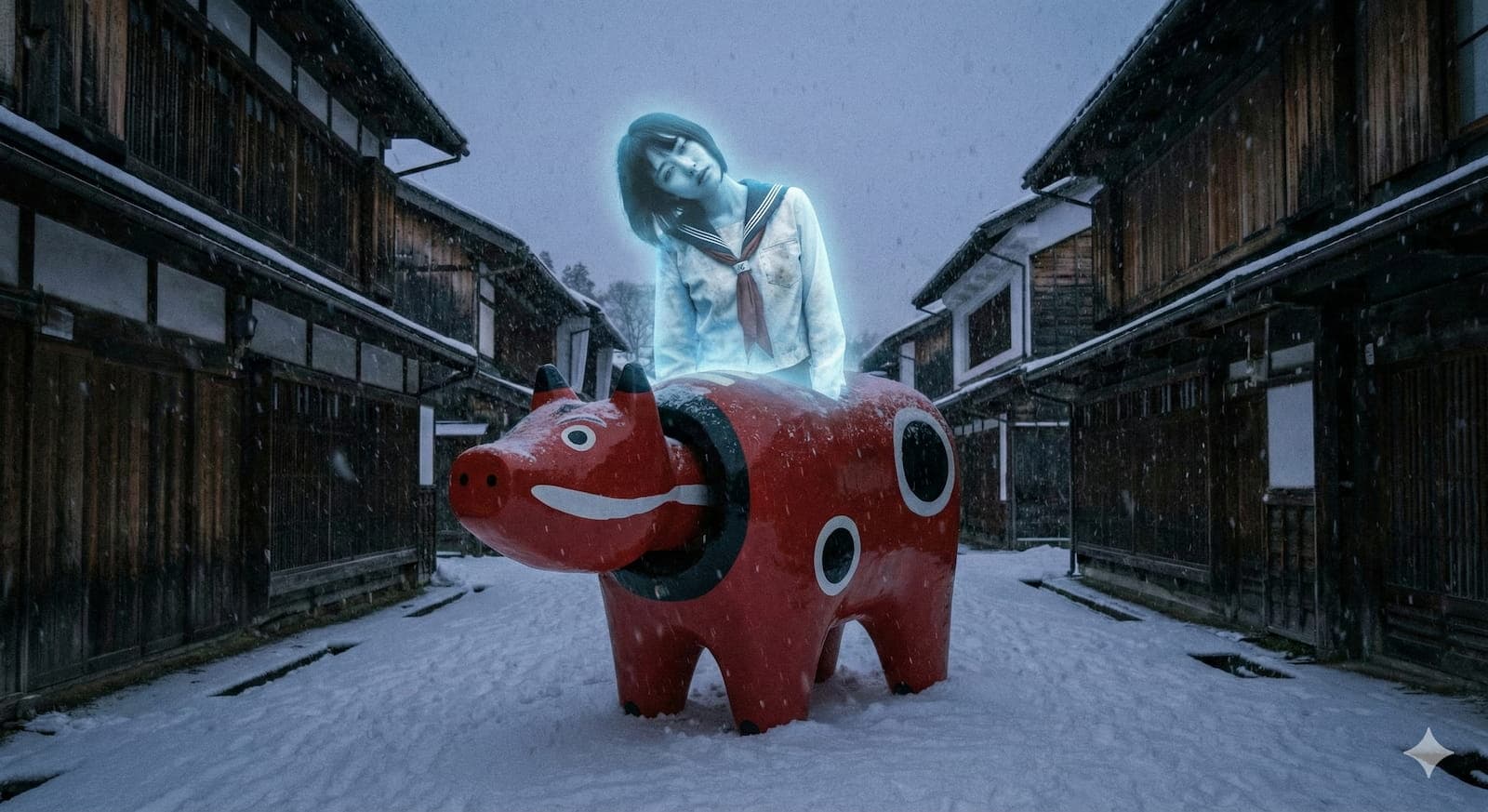 会津の赤べこ花子