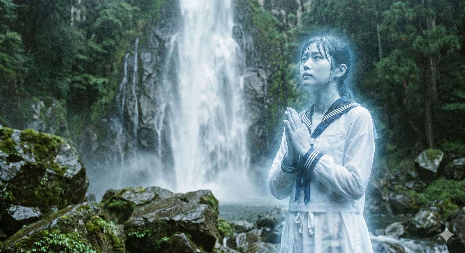 那智の滝行の花子