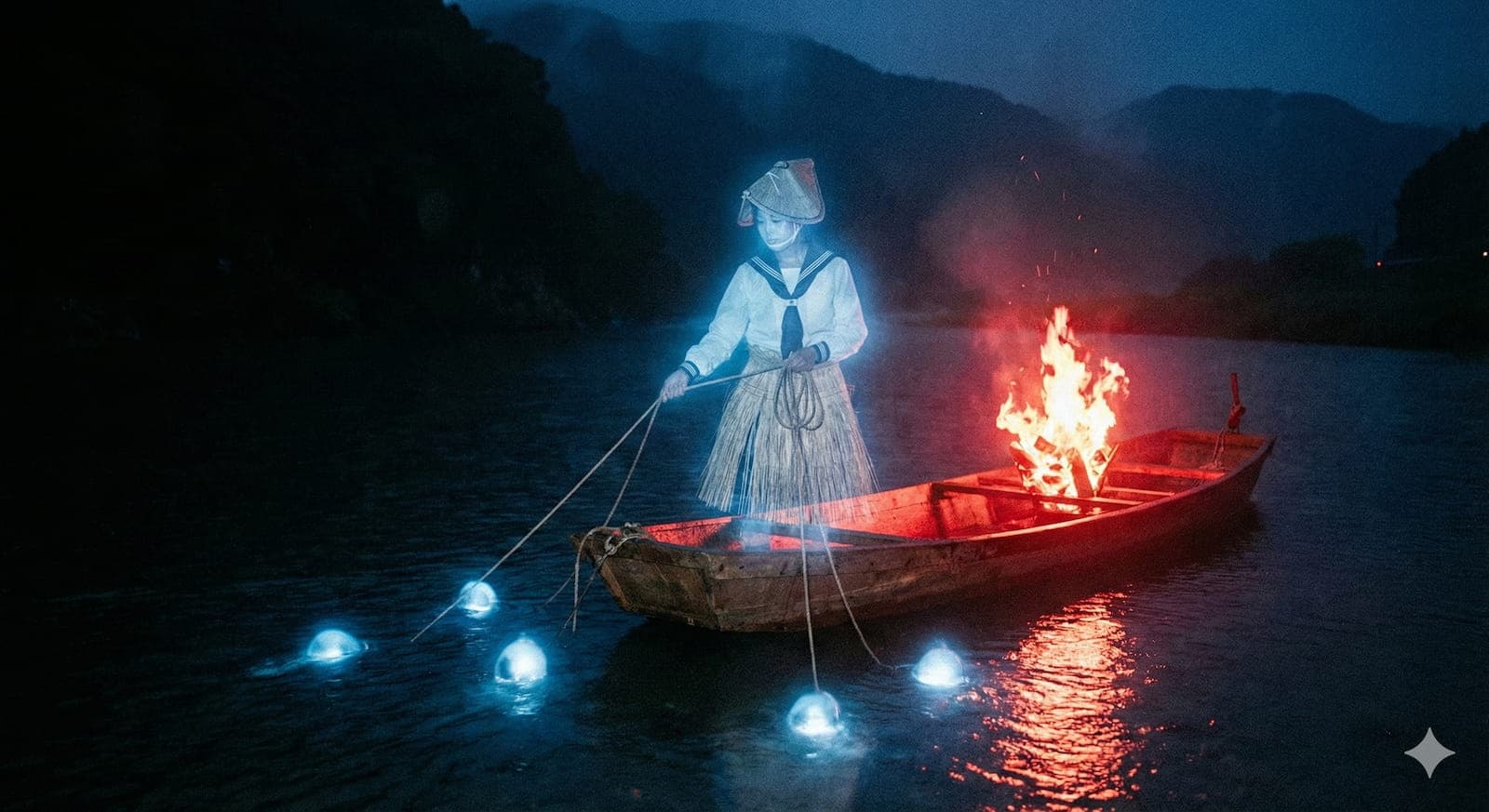 長良川鵜飼の花子